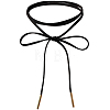 Velvet Cord Knot Tie Choker Necklaces for Women NJEW-CL0001-35-1