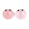 Natural Rose Quartz Thumb Worry Stone G-Q602-12E-1