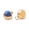 Natural Lapis Lazuli Charms G-K325-01G-02-3