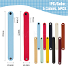 10Pcs 10 Style PU Leather Plain Wide Band Cord Bracelets Set FIND-FH0005-89-2
