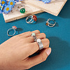 DIY Gemstone Ring Making Kit DIY-TA0005-21-16