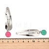 Alloy Enamel Charm & Iron Snap Hair Clips PHAR-JH00146-3