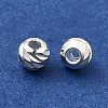 Brass Beads KK-B147-02C-S-3