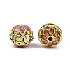 Brass Enamel Beads KK-L236-01C-G-2