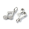 SHEGRACE Brass Clear Cubic Zirconia Charms XGRQ3P998-629P-2
