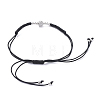 Adjustable Nylon Cord Braided Bead Bracelets BJEW-JB05014-01-3