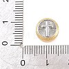 Religion Brass Beads KK-C170-28GP-03-3