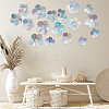 Laser Self-Adhesive 3D PVC Wall Stickers DIY-WH0013-69-4