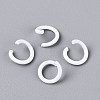 Spray Painted Iron Open Jump Rings IFIN-T017-04B-31-1