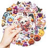 50Pcs Halloween PVC Adhesive Waterproof Stickers PW-WG3F5AA-01-3