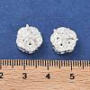 Brass Micro Pave Cubic Zirconia Pendants KK-B172-14S-03-3