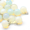 Round Opalite Pendants G-Q434-12-1