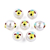 Animal Opaque ABS Plastic Imitation Pearl Enamel Beads KY-G020-03A-3