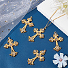 10Pcs Alloy Big Gothic Pendants ALRI-SC0001-25-4