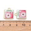 Printed Alloy Pendants AL-CBA7256-17B-G-2