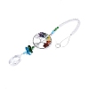 Chakra Natural Mixed Stone Chips Tree of Life Suncatcher HJEW-N005-01-3