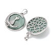 Natural Amazonite Pendants GG-CBA0251-10J-P-2