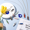 DIY Pendant Necklace Making Kits DIY-TA0001-39-37