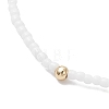 Chakra Glass Seed & Natural Mixed Gemstone Bead Bracelets for Women BJEW-JB12632-4
