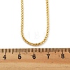 Brass Rolo Chains Necklaces for Women NJEW-D302-22G-5