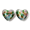 Transparent Handmade Silver Foil Glass Lampwork Beads LA-CBA9CDE-01-1