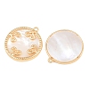 Brass & Natural Shell Pendants SH-CBA7BFE-02A-G-2