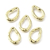 Brass Irregularity Spring Gate Rings KK-U072-43B-G-1