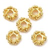 Rack Plating Brass Micro Pave Cubic Zirconia Beads KK-A186-01C-G-2