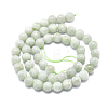 Natural Myanmar Jade/Burmese Jade Beads Strands G-D0001-09-8mm-2