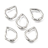 Brass Irregularity Spring Gate Rings KK-U072-43A-P-1