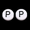 Opaque Acrylic European Beads AC-CBA3BDD-01P-1