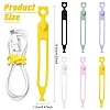 12Pcs Silicone Flexible Cord Organizer FIND-FS0005-33C-3