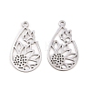 Buddhist 304 Stainless Steel Pendants STAS-E521-06A-P-1