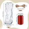 1Pc Glass Art Vase AJEW-PH0010-05-2