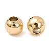 Brass Round Spacer Beads PALLOY-M029-03G-4