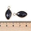 Synthetic Blue Goldstone Faceted Pendants G-G193-01G-13-3