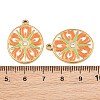 304 Stainless Steel & Enamel Pendants RB-CBA5A59-03G-03-3