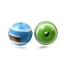 Opaque Resin Stripe Beads RE-CBA0A57-03-2