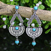 Elegant and Stylish Turquoise Earrings with Unique Personality Charm FF3029-4-1