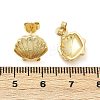 Brass Stud Earrings EJEW-R032-02G-5