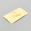 Paper Gilding Stickers DIY-WH0349-522A-2