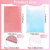 2 Sheets Glitter Acrylic Sheet DIY-CP0007-51-2