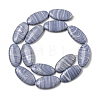 Synthetic Blue Lace Agate Beads Strands G-B071-H02-02-2