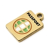 304 Stainless Steel Enamel Charms LS-STAS-I336-22G-2