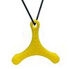 Dart Shape Food Grade Eco-Friendly Silicone Pendants PW-WGD6024-02-1