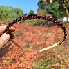 Natural Garnet Hair Bands PW-WGC1C33-50-1