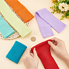 6Pcs 6 Colors Polyester Elastic Ribbing Fabric for Cuffs DIY-BC0006-53B-3