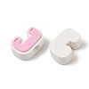 Plastic European Beads PL-CBA02CB-01J-2