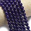 Natural Malaysia Jade Beads Strands G-L645-C01-8mm-07-3