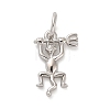 925 Sterling Silver Long-tailed Devil Charms STER-R010-02P-1